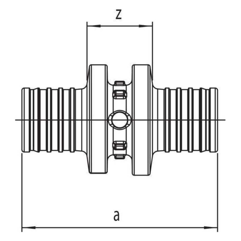 Rehau Kupplung Rautitan PX 32x32mm, 11600141001... REHAU-11600141001 4007360366438 (Abb. 3)
