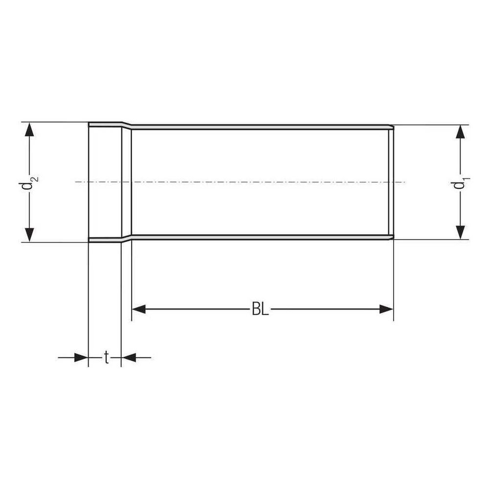 Rehau Raupiano Plus Anschlussstück DN 75/80 an Lüftungsleitung di 80... REHAU-11235741002 4059757532575 (Abb. 2)