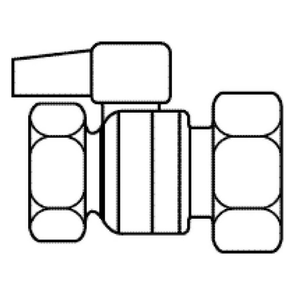 Rehau Kugelhahn DN 32 für Industrieverteiler IM-D S... REHAU-14700011001 4007360609139 (Abb. 2)