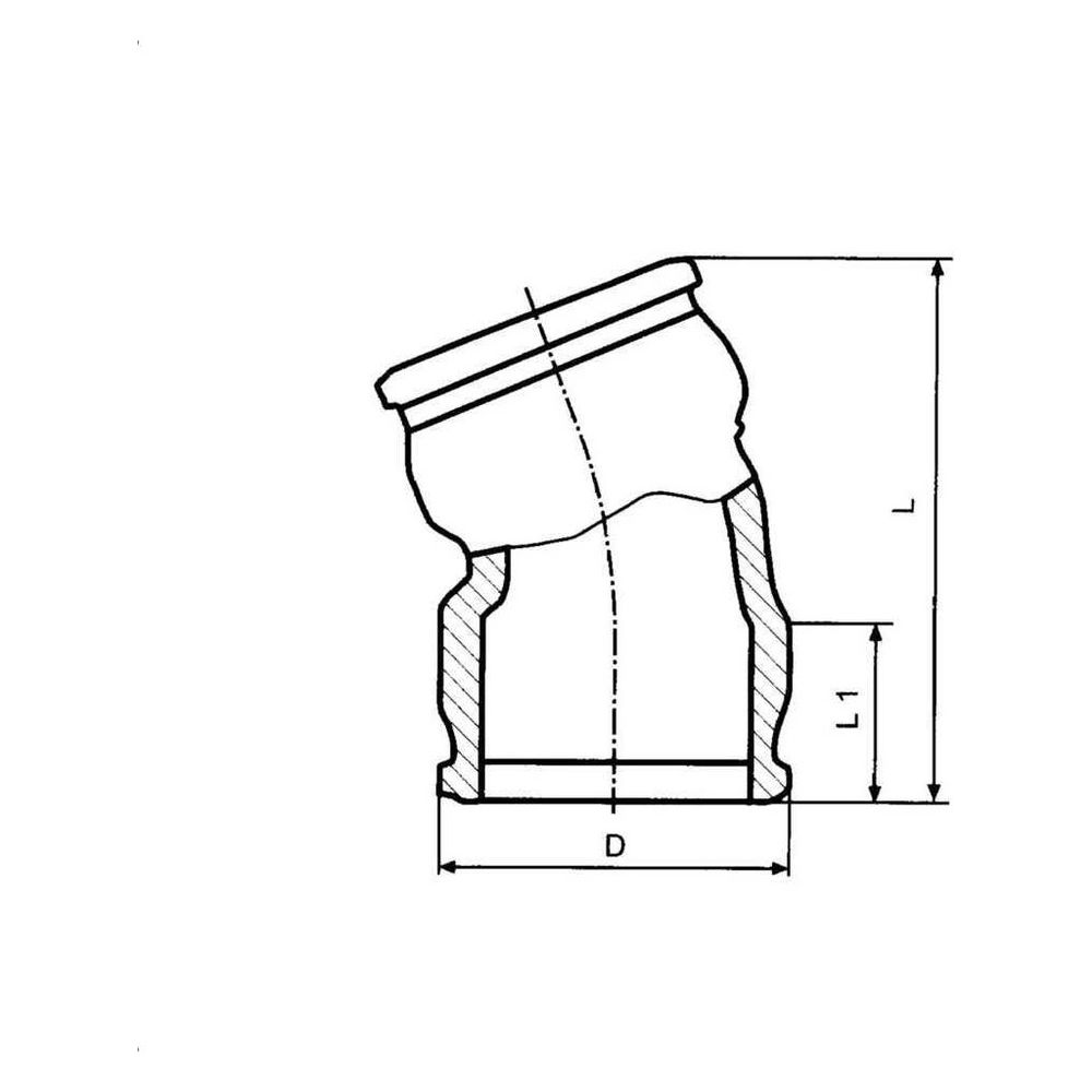 Rehau Smartfuse Winkel 22,5 Grad, 90mm, PE 100, PN 16, Schwarz... REHAU-12758681001 4007360221485 (Abb. 2)