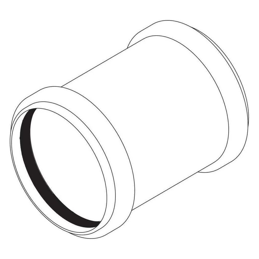Rehau Raupiano Plus Doppelmuffe DN 50, 11326241001... REHAU-11326241001 4062178590666 (Abb. 2)