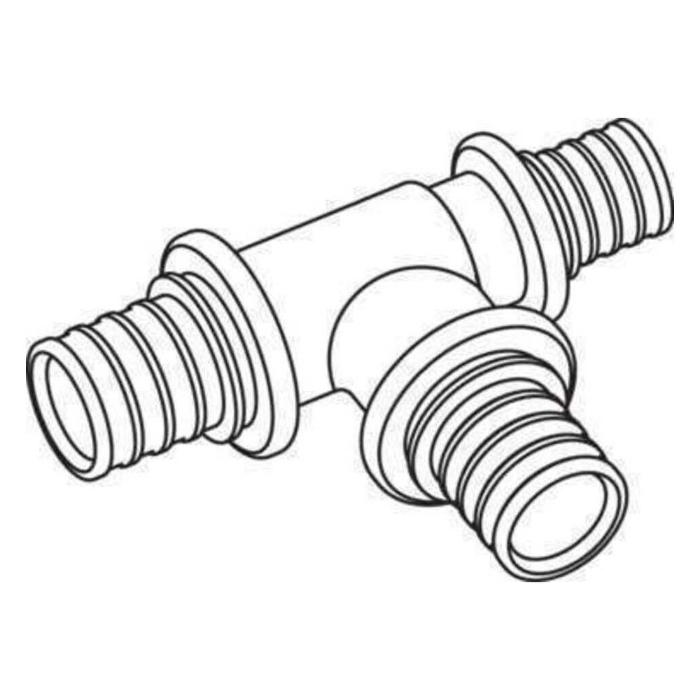 Rehau T-Stück SDR 7,4 LX, 32x32x25mm, Messing... REHAU-11680591001 4007360459451 (Abb. 2)