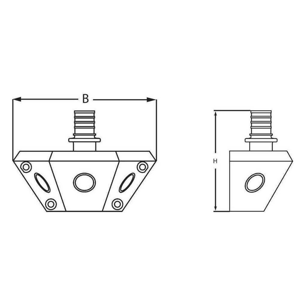 Rehau Druckluftverteilerdose 3-fach, 32x2,9mm, SDR 11... REHAU-12493801001 4007360190460 (Abb. 2)
