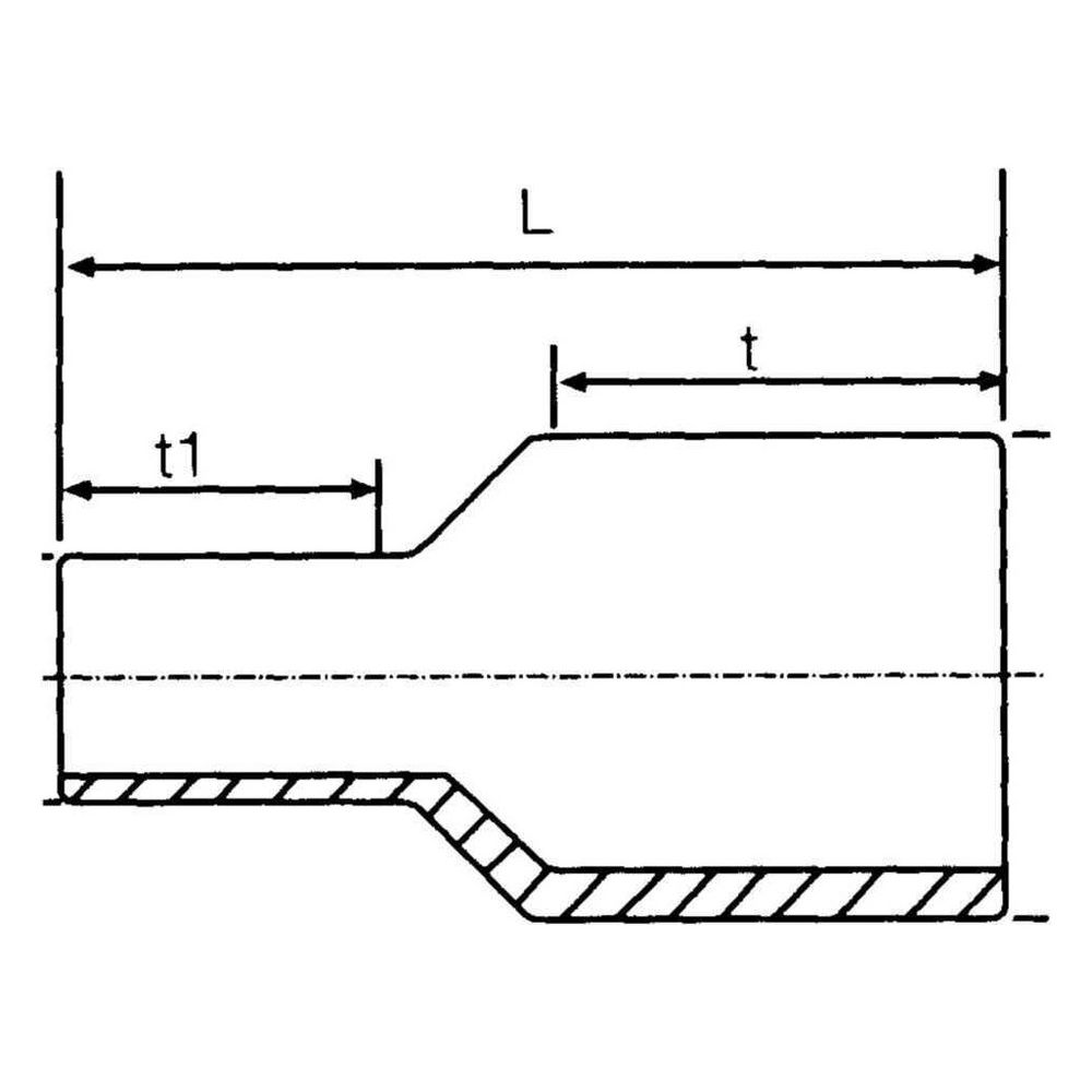 Rehau Reduzierstück, SDR 17, 160x110mm, PE 100, PN 10, Schwarz... REHAU-12852911001 4007360239190 (Abb. 3)