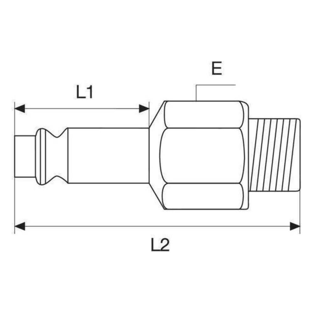 Rehau Stecknippel NP 7,2 Außengewinde G 1/2"... REHAU-12497571001 4007360186319 (Abb. 3)
