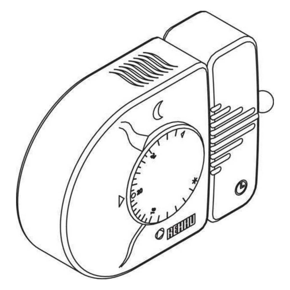 Rehau Raumregler Control 230V, Signalweiß... REHAU-12409831002 4007360075736 (Abb. 2)