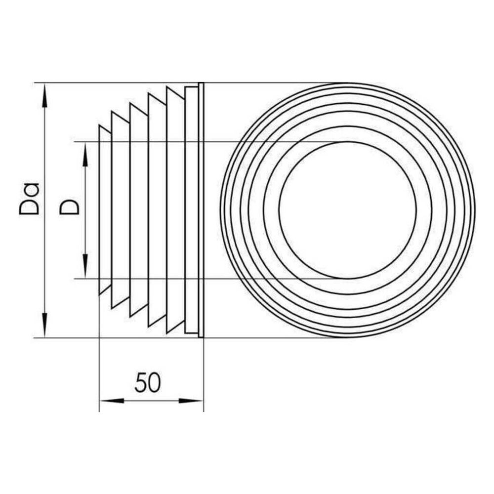 Rehau Mauerdichtring Naturkautschuk bis 20kPa , Innendurchmesser 202mm, Außendurchme... REHAU-13532781001 4007360409609 (Abb. 2)