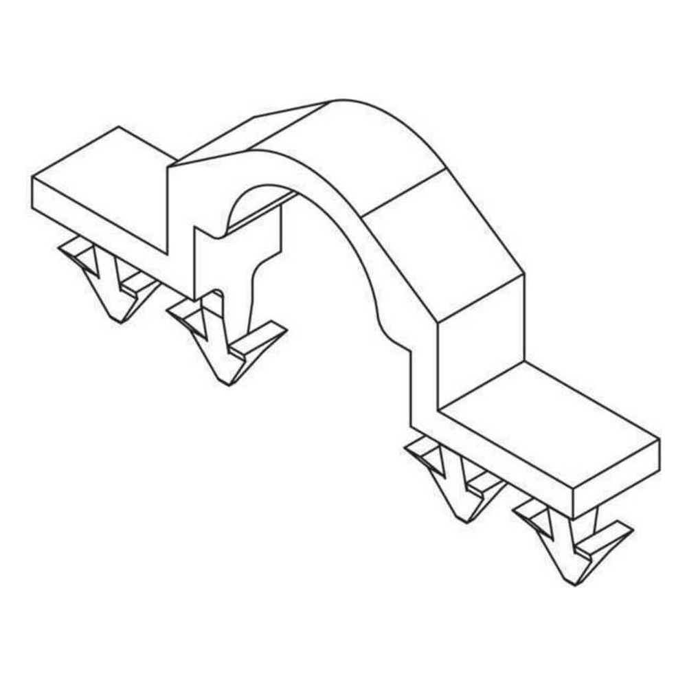 Rehau Rohrhaltenadel Rautac 10, Grau, 12177561001... REHAU-12177561001 4007360525712 (Abb. 2)