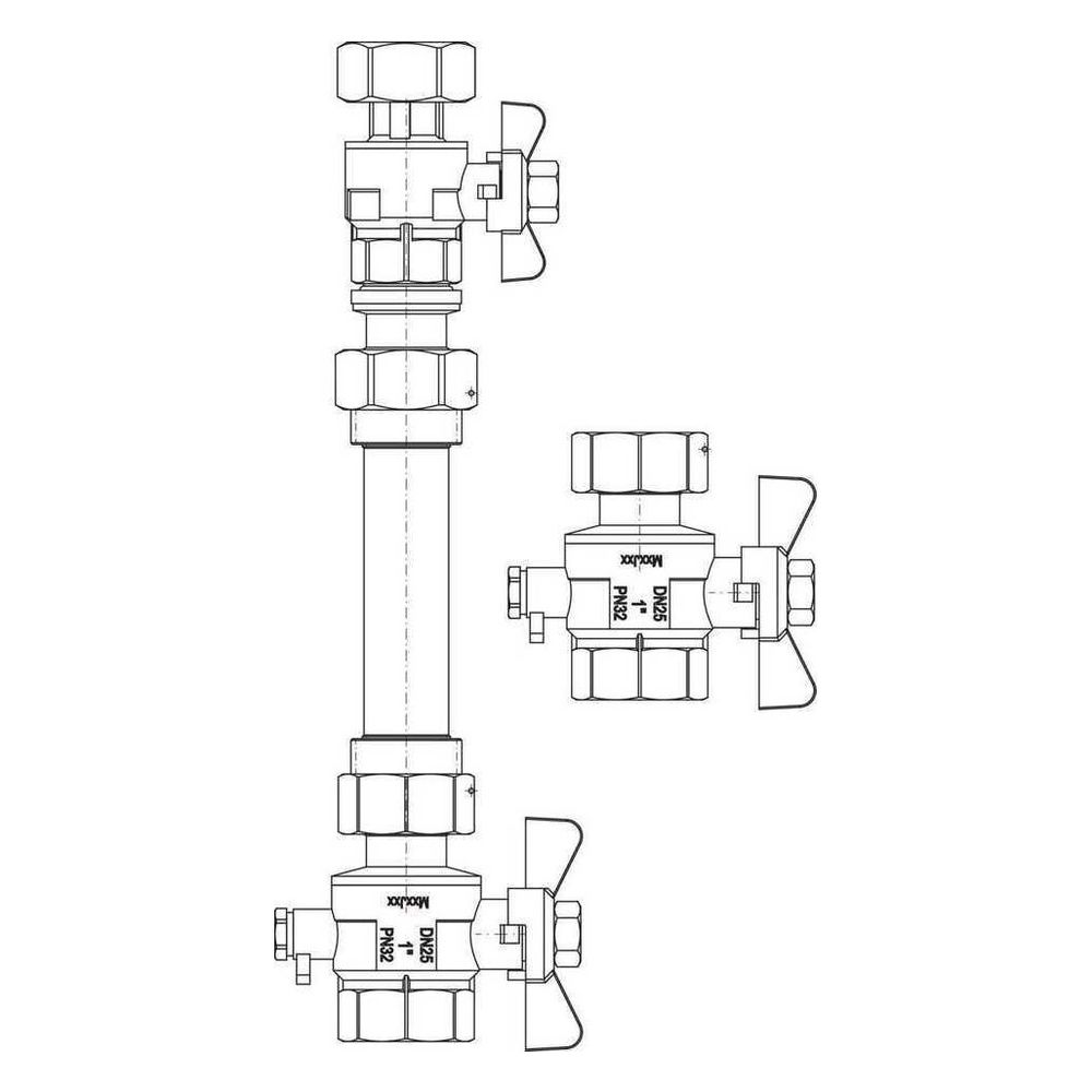 Rehau Wärmemengenzähler-Anbausatz horizontal... REHAU-12197581001 4007360555139 (Abb. 4)