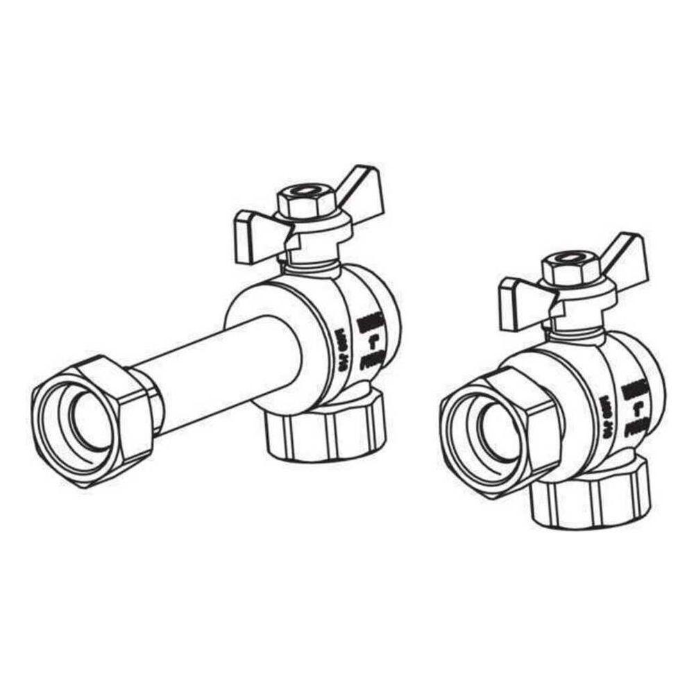 Rehau Eckkugelhahn-Set G 1" für Heizkreisverteiler, HKV-D oder Heizleitungsverteiler... REHAU-13152241001 4007360559496 (Abb. 2)