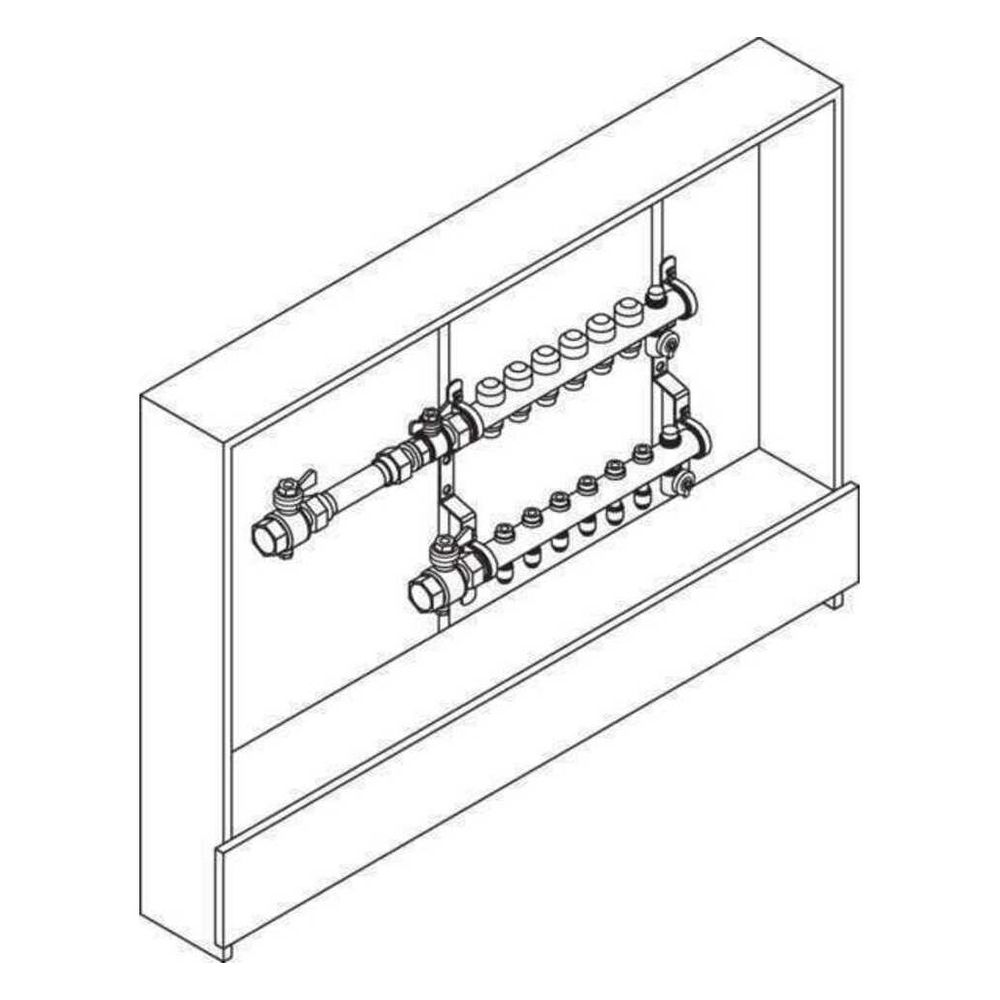 Rehau Rautherm Unit, Easyflow und UP 75, 12 Heizkreise, Wärmemengenzähler horizontal... REHAU-11059921002 4059757763047 (Abb. 2)