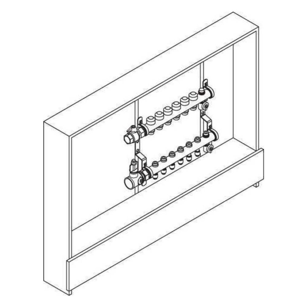 Rehau Rautherm Unit, Easyflow und UP 110, 12 Heizkreise, Strangregulierventil links... REHAU-11074921001 4059757761814 (Abb. 2)