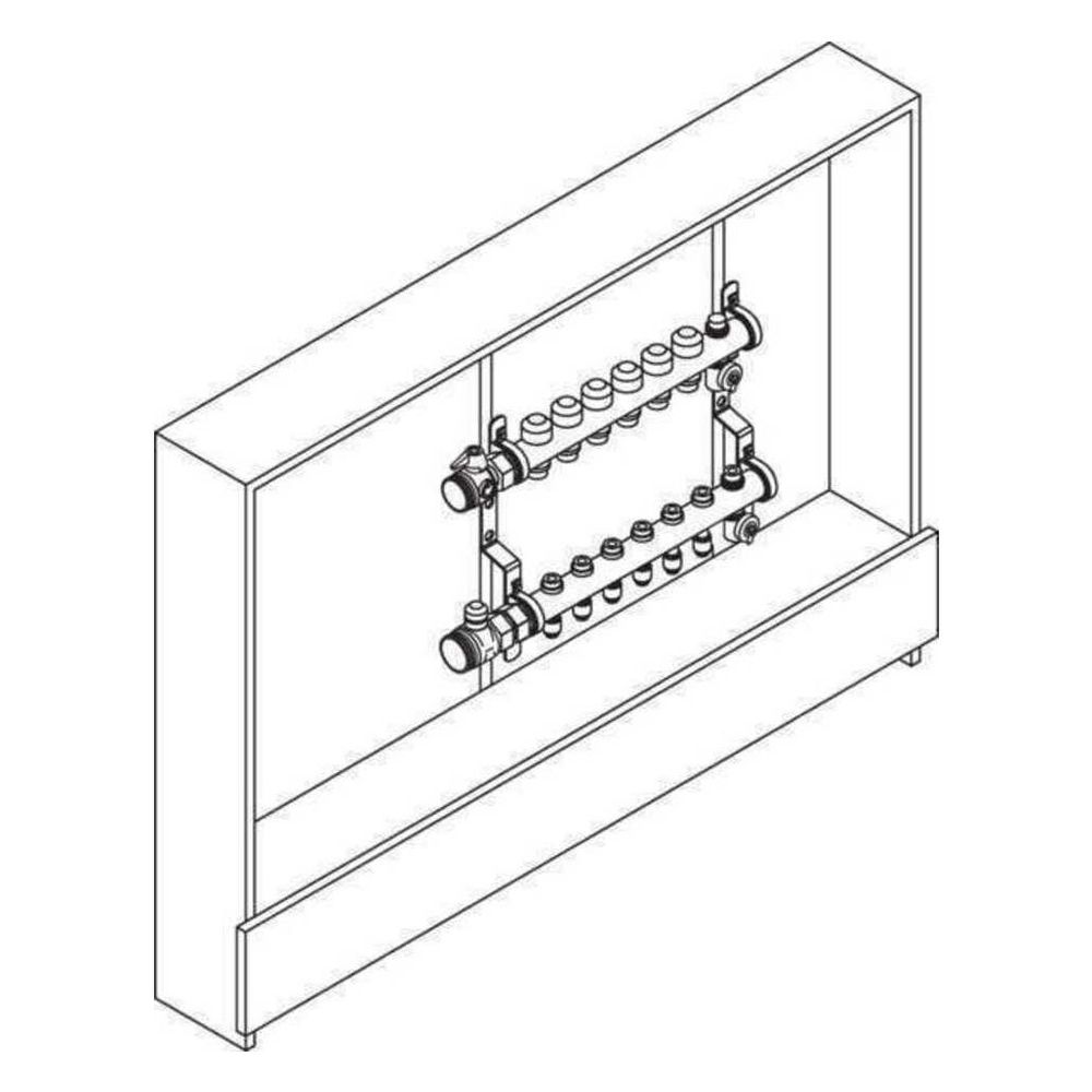 Rehau Rautherm Unit, Easyflow und UP 110, 3 Heizkreise, Zonenregulierventil links... REHAU-11074431001 4059757761500 (Abb. 2)