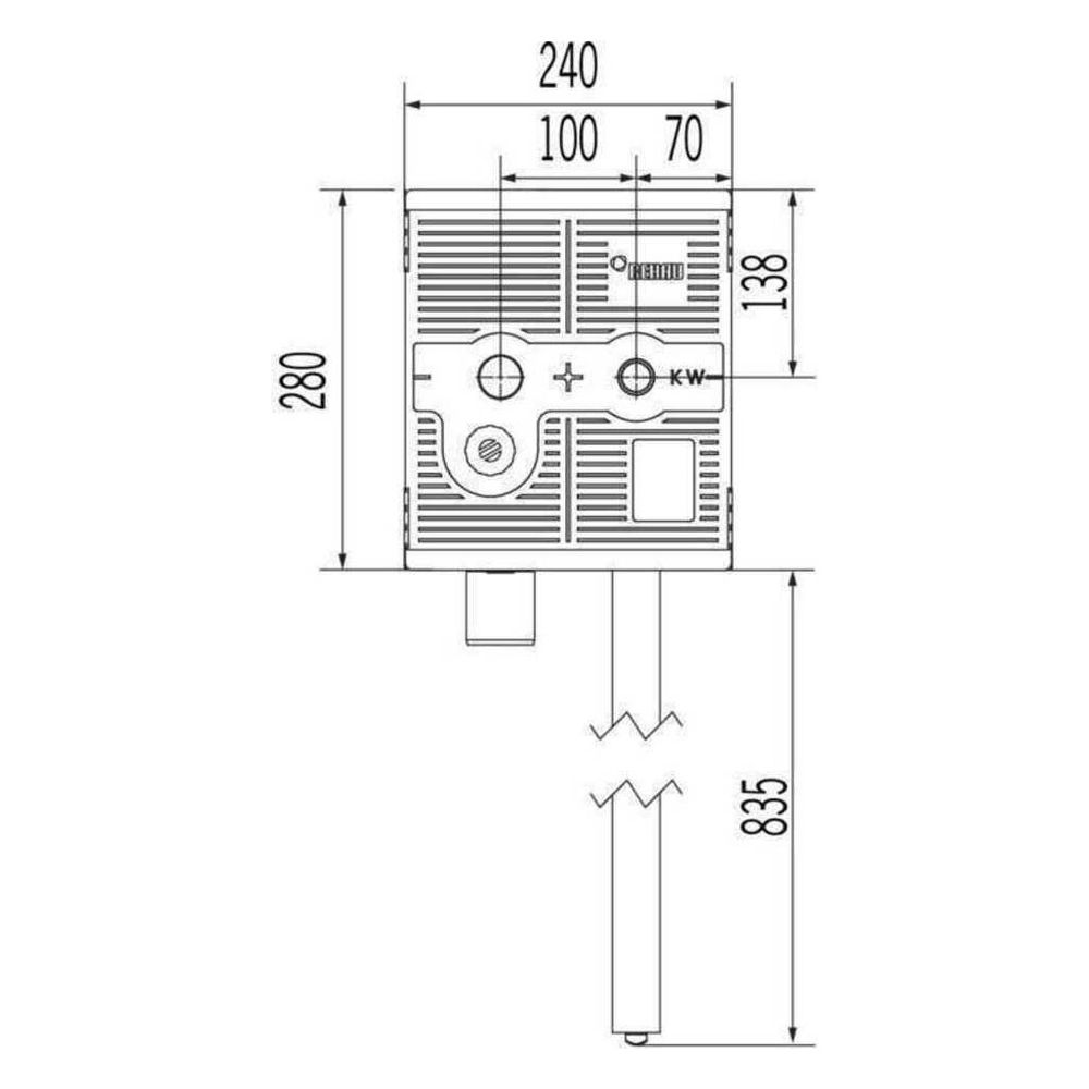 Rehau Sanitärbox für Waschmaschine Einzelanschluss, Rautitan stabil 16... REHAU-11102271001 4007360579418 (Abb. 3)