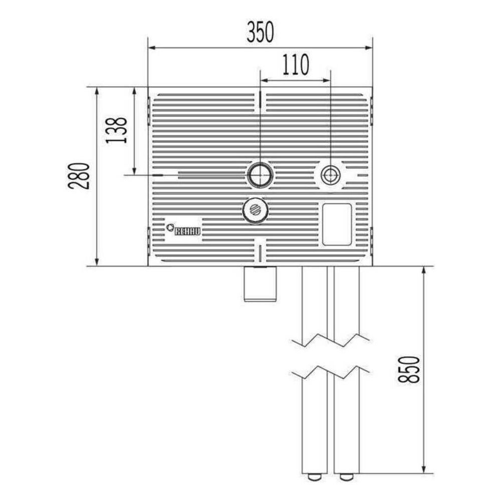 Rehau SanitärboxPlus für Waschmaschine Durchschleifanschluss, Rautitan stabil 20... REHAU-11102391001 4007360579494 (Abb. 3)