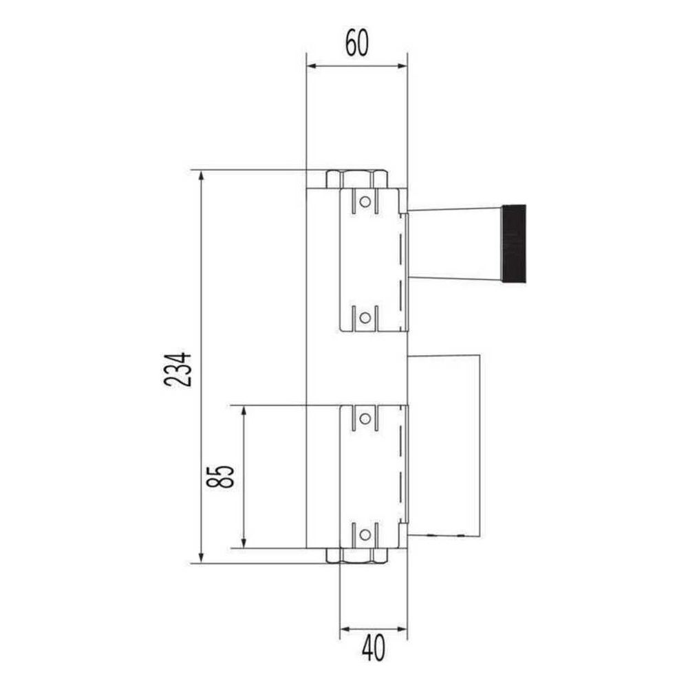 Rehau Sanitärbox für Doppelzähler mit Wasserzählergehäuse 2" Koax kalt / warm und UP... REHAU-11102521001 4007360579562 (Abb. 4)