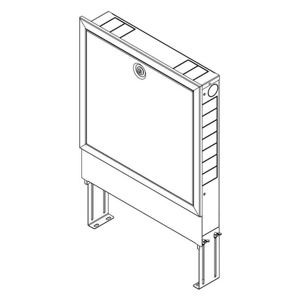 Rehau Verteilerschrank kompakt 110/750, Unterputz, Weiß... REHAU-13313451001 4062178496128 (Abb. 2)