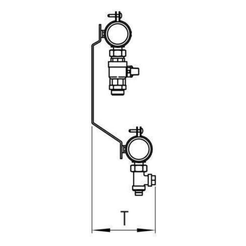 Rehau Industrieverteiler IM 32 Messing 4 Heizkreise, Eurokonus... REHAU-12466291001 4007360185800 (Abb. 2)
