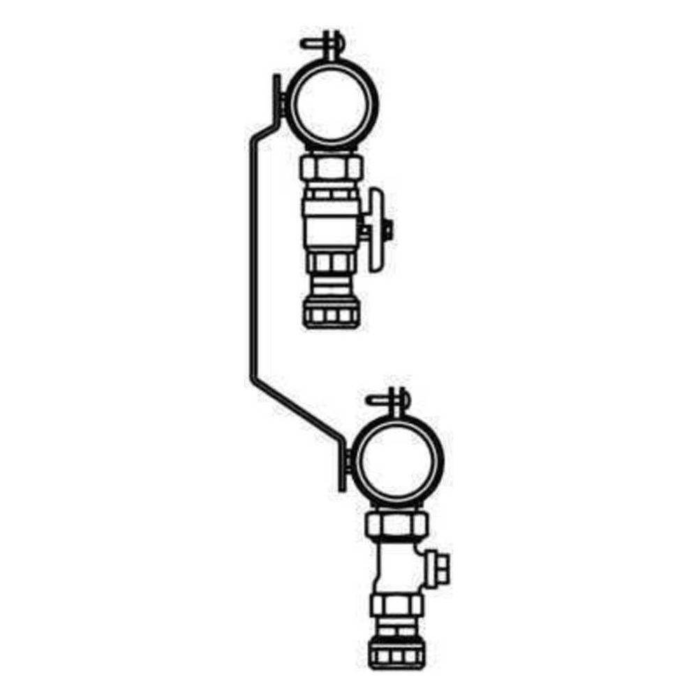 Rehau Industrieverteiler DN 40 Messing 10 HKR, mit STAD-Strangregulierventil, für Ra... REHAU-12489501333 4064299545020 (Abb. 3)