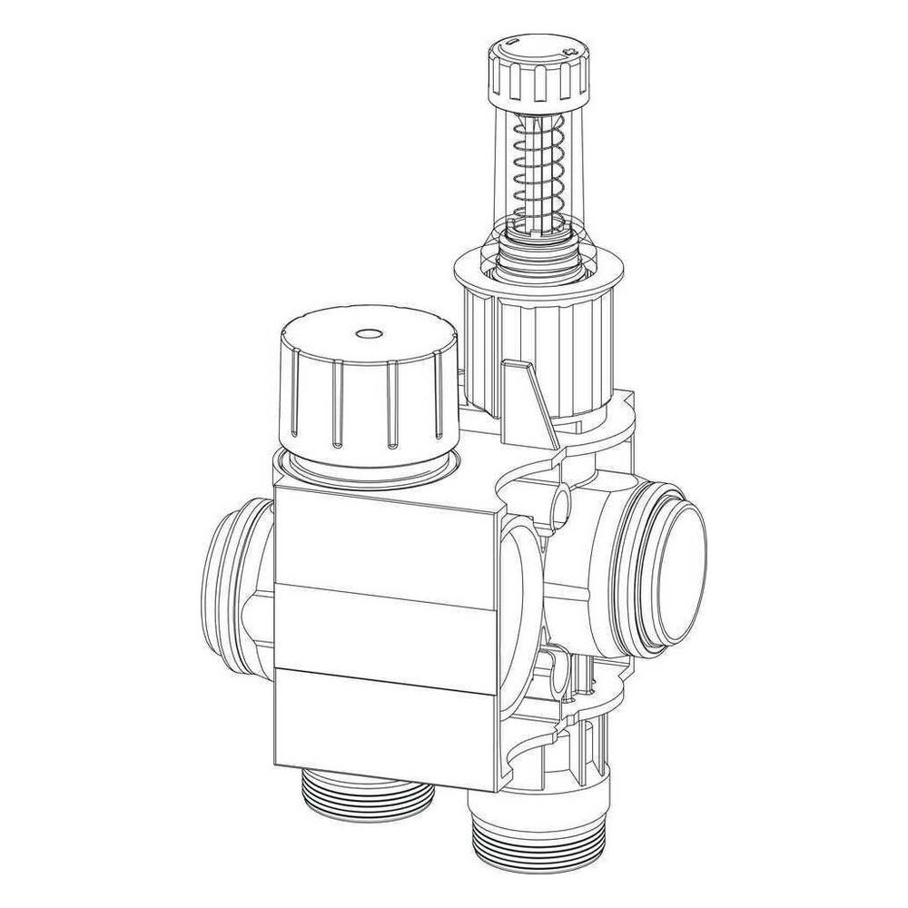 Rehau Rautherm Speed HKV-D Polymer, Erweiterungsset, G 3/4" Eurokonus... REHAU-14705021001 4061264875229 (Abb. 2)