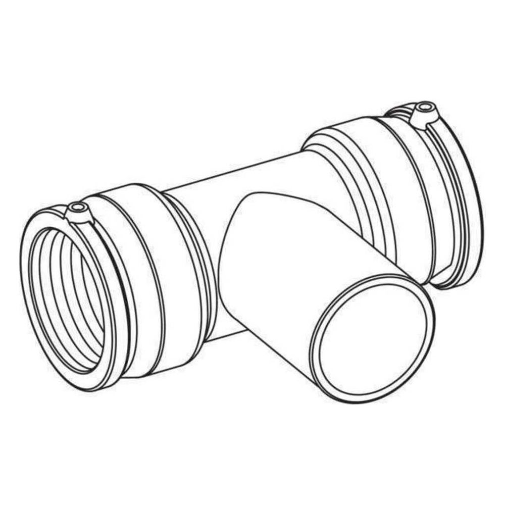 Rehau Fusapex 2.0 T-Stück, Rohraußendurchmesser 63/63/63mm, Orange... REHAU-14847221001 4062178993214 (Abb. 3)