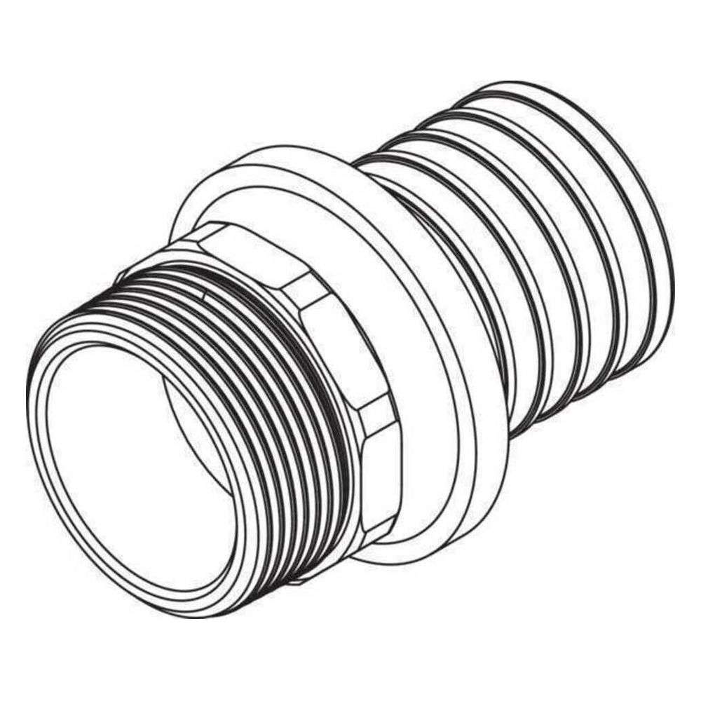 Rehau Übergang Rautitan RXplus, 50mm x R 1 1/2", stabil, Rotguss... REHAU-14600611001 4062178676117 (Abb. 3)