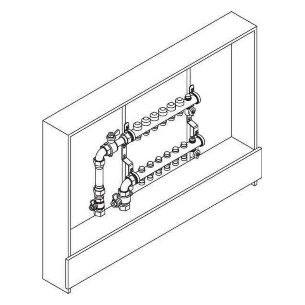 Rehau Rautherm Unit, Easyflow und UP 75, 4 Heizkreise, Wärmemengenzähler vertikal li... REHAU-11059441002 4059757762743 (Abb. 2)