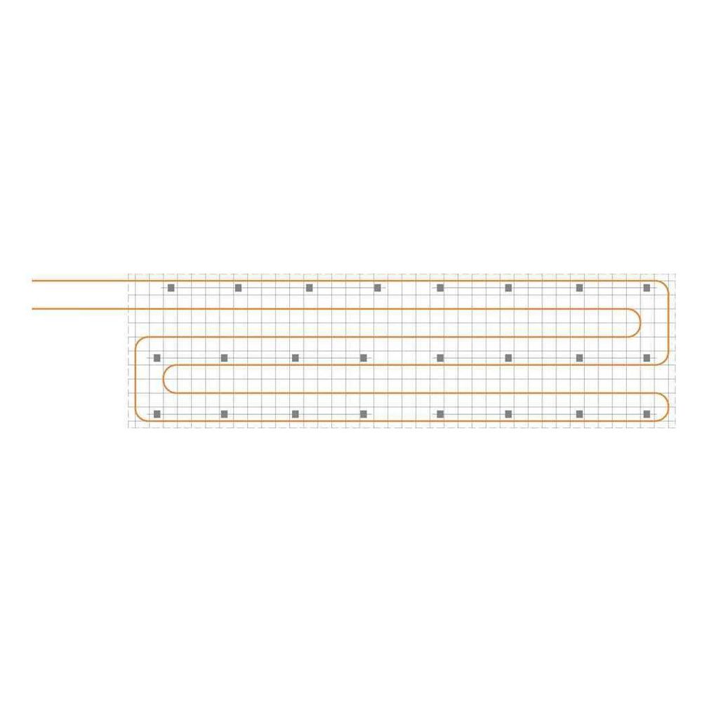 Rehau Oberflächennahe Betonkerntemperierung 14/15 mit Betonfuß, 2x1m Anbindeleitung ... REHAU-12081501222 4068767634384 (Abb. 2)