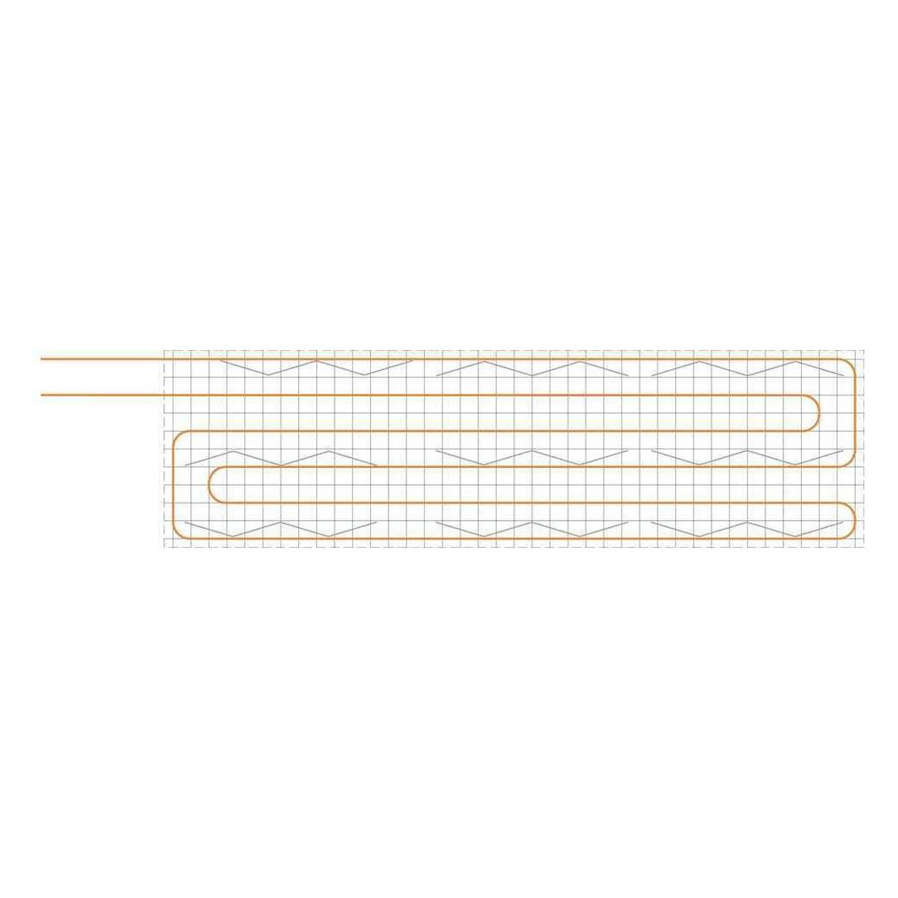 Rehau Oberflächennahe-Betonkerntemperierung 14/7,5 mit PE-Abstandshalter, 2x1m Anbin... REHAU-12080001222 4068767636470 (Abb. 2)