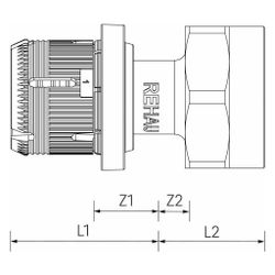Rehau Übergang Fastloc EXplus, 20mm x G 3/4", Messing... REHAU-13707161001 4067936345427 (Abb. 1)