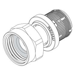 Rehau Übergang Fastloc EXplus, 32mm x G 1 1/4", Messing... REHAU-13707181001 4067936345441 (Abb. 1)