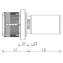 Rehau Pressübergang Fastloc RXplus 20 - P18, Rotguss, Schwarz... REHAU-13707441001 4067936345465 (Abb. 1)