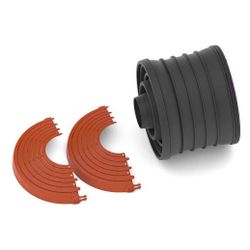 Rehau Clip-Flex Anschlussstutzen groß, 14508011001... REHAU-14508011001 4064299783323 (Abb. 1)