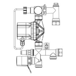 Rehau Regelset flex P 0-10V, mit Stellantrieb... REHAU-13186131002 4068767278267 (Abb. 1)
