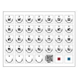 Rehau Bezeichnungsbogen HKV-D Easyflow mit QR-Code... REHAU-13767681001 4068767636074 (Abb. 1)