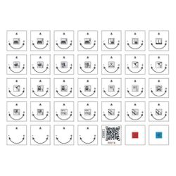 Rehau Bezeichnungsbogen HKV-D Easyflow mit QR-Code... REHAU-13767681001 4068767636074 (Abb. 1)