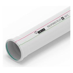 Rehau Raupiano Plus Abflussrohr DN 50, Baulänge 2000mm... REHAU-11201541222 4064299399555 (Abb. 1)