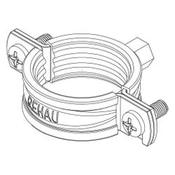 Rehau Rauclamp Fix schalloptimierte Festschelle DN 40, Kombigewinde M8, Schraubversc... REHAU-11270071001 4068767635329 (Abb. 1)