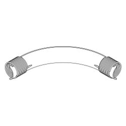 Rehau Rohrführungsbogen 32mm, 90 Grad, Stahl verzinkt, für Sanitär... REHAU-11386411002 4007360031121 (Abb. 1)