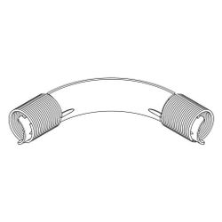 Rehau Rohrführungsbogen 25mm, 90 Grad, Stahl verzinkt, für Sanitär... REHAU-11383511002 4007360031114 (Abb. 1)