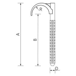 Rehau Dübelhaken für 1 Rohr, 12573781002... REHAU-12573781002 4007360032661 (Abb. 1)