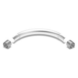 Rehau Rohrführungsbogen 32mm, 90 Grad, Stahl verzinkt, für Heizung... REHAU-12611531001 4007360041830 (Abb. 1)