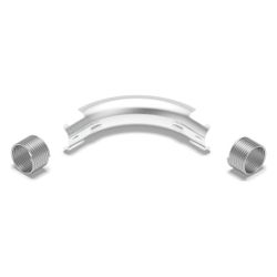 Rehau Rohrführungsbogen 20mm, 90 Grad, Stahl verzinkt, für Sanitär... REHAU-11388911002 4007360031107 (Abb. 1)