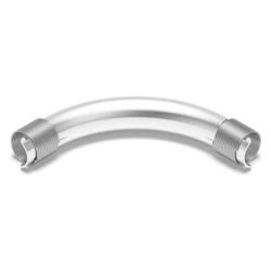 Rehau Rohrführungsbogen 32mm, 90 Grad, Stahl verzinkt, für Sanitär... REHAU-11386411002 4007360031121 (Abb. 1)