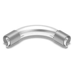 Rehau Rohrführungsbogen 25mm, 90 Grad, Stahl verzinkt, für Sanitär... REHAU-11383511002 4007360031114 (Abb. 1)