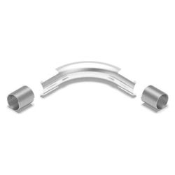 Rehau Rohrführungsbogen 25mm, 90 Grad, Stahl verzinkt, für Sanitär... REHAU-11383511002 4007360031114 (Abb. 1)