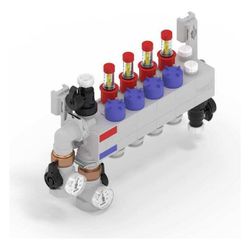 Rehau Rautherm Speed Verteiler HKV-D Polymer 4 Heizkreise, Konnektor 16... REHAU-14707201001 4061264884009 (Abb. 1)