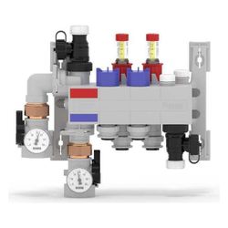 Rehau Rautherm Speed Verteiler HKV-D Polymer 2 Heizkreise, Konnektor 17... REHAU-14709001001 4061264884191 (Abb. 1)