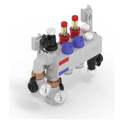 Rehau Rautherm Speed Verteiler HKV-D Polymer 2 Heizkreise, Konnektor 17... REHAU-14709001001 4061264884191 (Abb. 1)