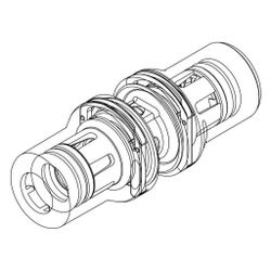 Rehau Rautherm NEO Easy Push, Kupplung für Rautherm NEO-X5 10,1x1,1mm... REHAU-14403201001 4068768127106 (Abb. 1)